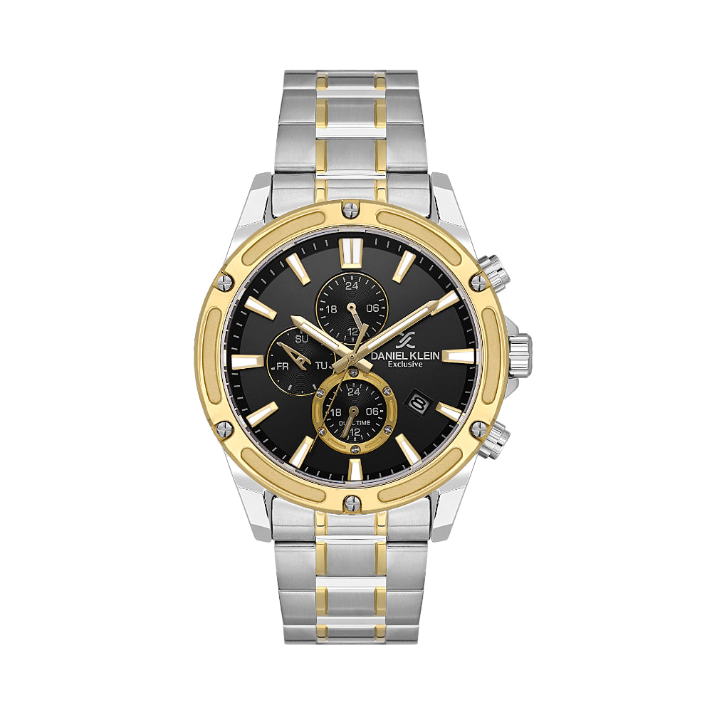 دانيال كلاين ستانلس ستيل فضي وذهبي ساعة للرجال DK.1.14225-4