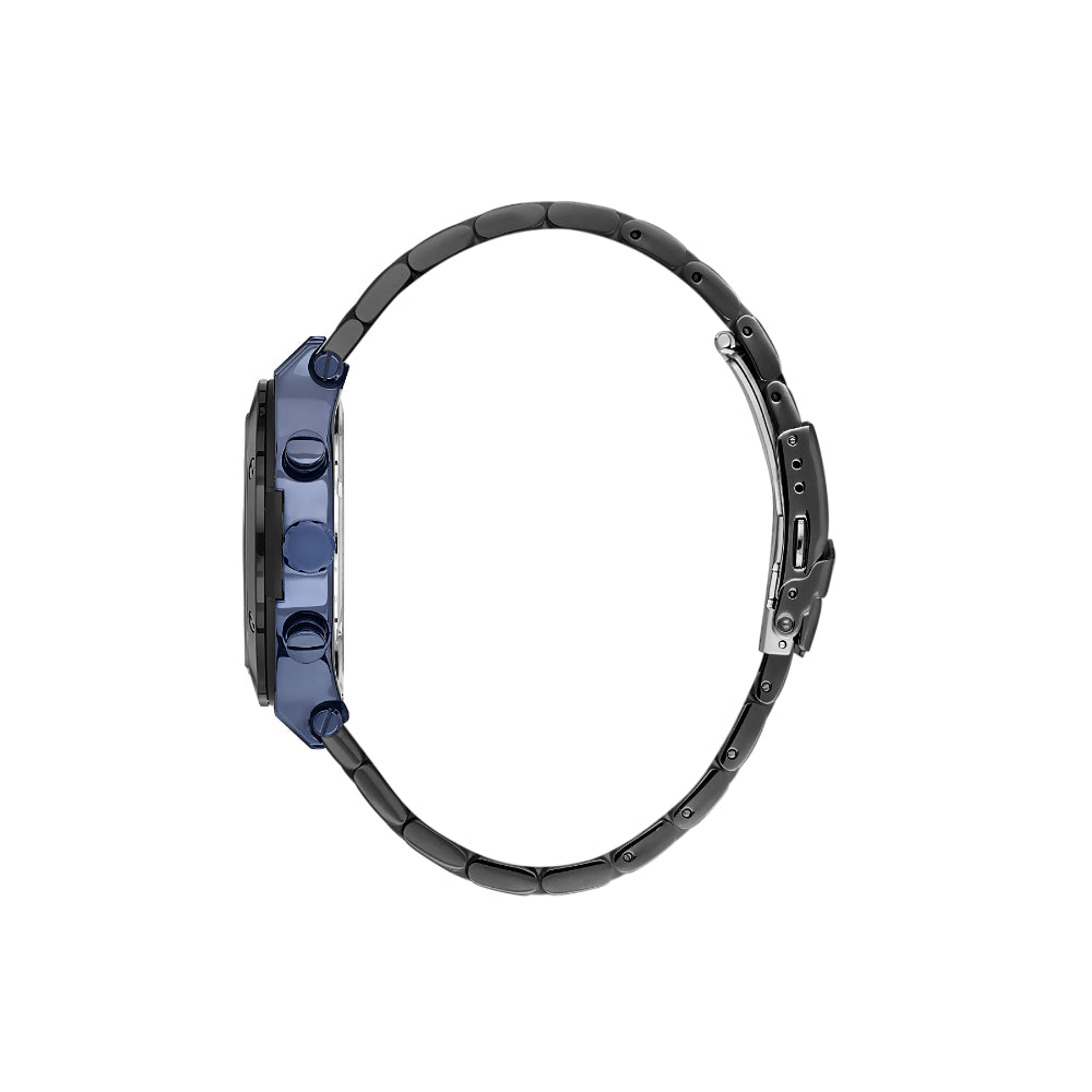 Daniel Klein Exclusive Black Stainless Steel Watch for Men DK.1.14227-5