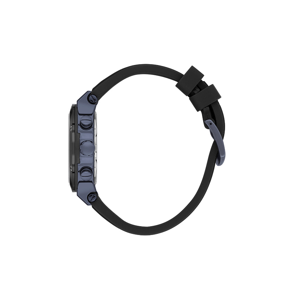 Daniel Klein Exclusive Black Silicone Band Watch for Men DK.1.14228-3