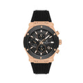 دانيال كلاين ساعة سوداء بحزام سيليكون للرجال DK.1.14228-4