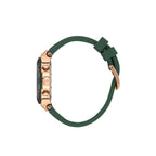 دانيال كلاين ساعة بحزام سيليكون أخضر داكن للرجال DK.1.14228-5