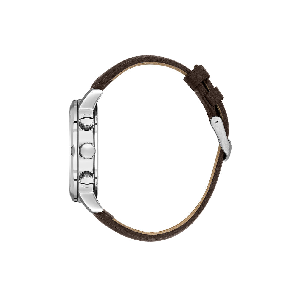 Daniel Klein Exclusive Dark Brown Leather Watch for Men DK.1.14229-1