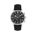 Daniel Klein Exclusive Black Leather Watch for Men DK.1.14229-2
