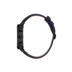 Daniel Klein Exclusive Dark Blue Leather Watch for Men DK.1.14229-4