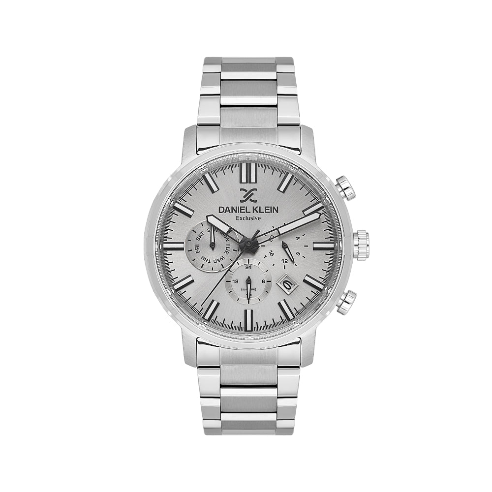 Daniel Klein Stainless Steel Silver Watch for Men DK.1.14230-1