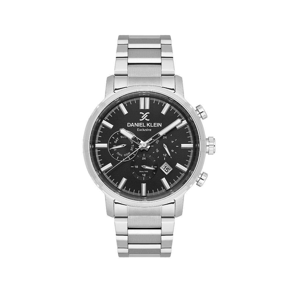 Daniel Klein Exclusive Silver Stainless Steel Watch for Men DK.1.14230-2