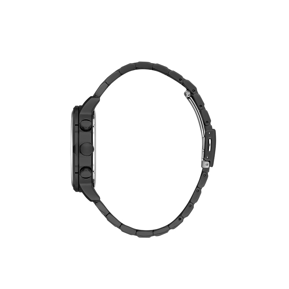 Daniel Klein Exclusive Black Stainless Steel Watch for Men DK.1.14230-5