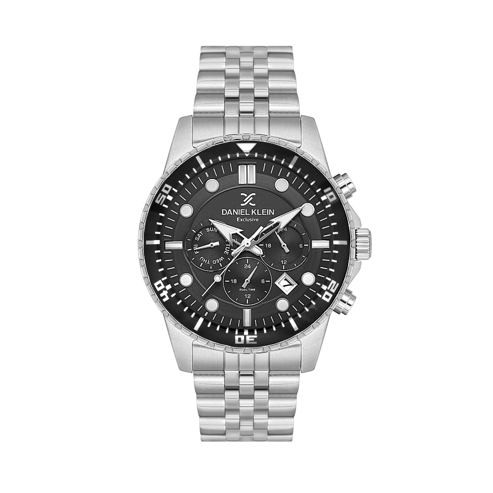 Daniel Klein Stainless Steel Silver Watch for Men DK.1.14233-1