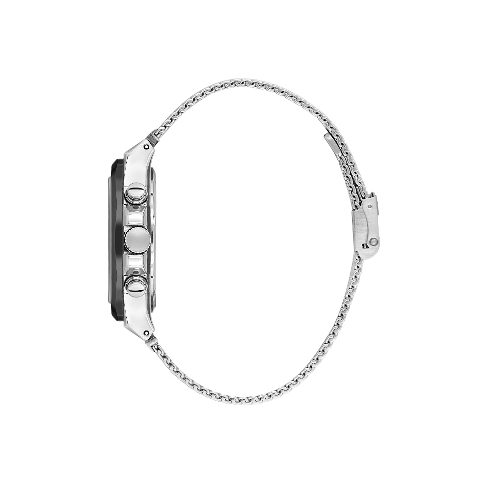 Daniel Klein Exclusive Silver Mesh Band Watch for Men DK.1.14234-3