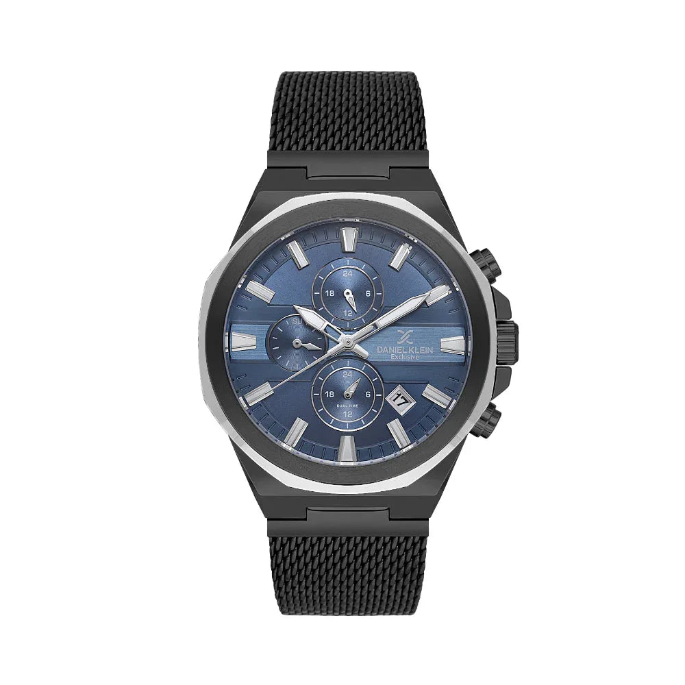 Buy Daniel Klein Mesh Band Black Watch DK.1.14234-5 Online in