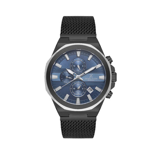 Daniel Klein Exclusive Black Mesh Band Watch for Men DK.1.14234-5 - Daniel Klein Saudi Arabia