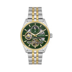 Daniel Klein Skeleton Silver and Gold Stainless Steel Watch for Men DK.1.14266-3