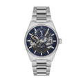 Daniel Klein Skeleton Silver Stainless Steel Watch for Men DK.1.14269-5