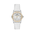 Daniel Klein Premium White Leather Watch for Women DK.1.14270-3