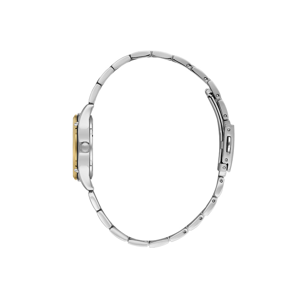 Daniel Klein Premium Silver and Gold Stainless Steel Watch for Women DK.1.14271-3