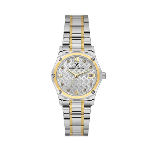 Daniel Klein Premium Silver and Gold Stainless Steel Watch for Women DK.1.14271-3 - Daniel Klein Saudi Arabia