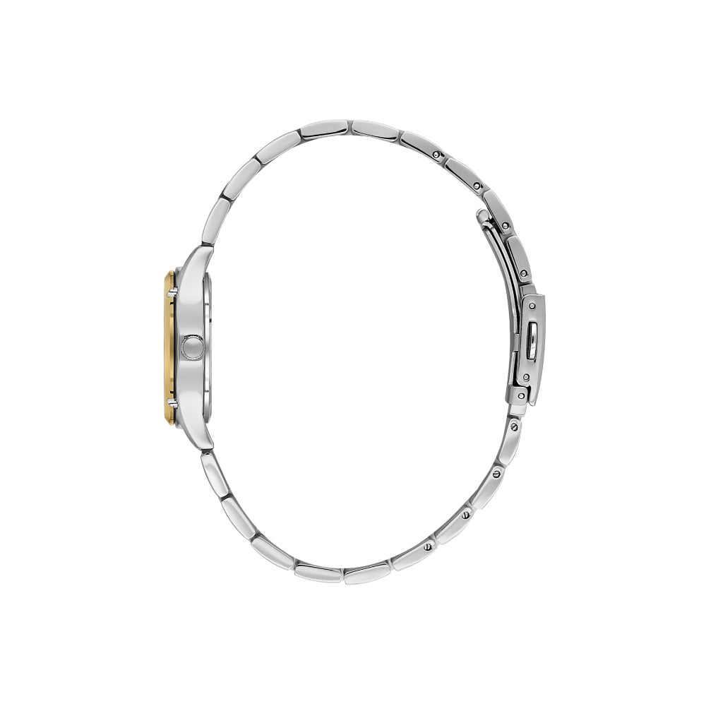 Daniel Klein Premium Silver and Gold Stainless Steel Watch for Women DK.1.14271-4