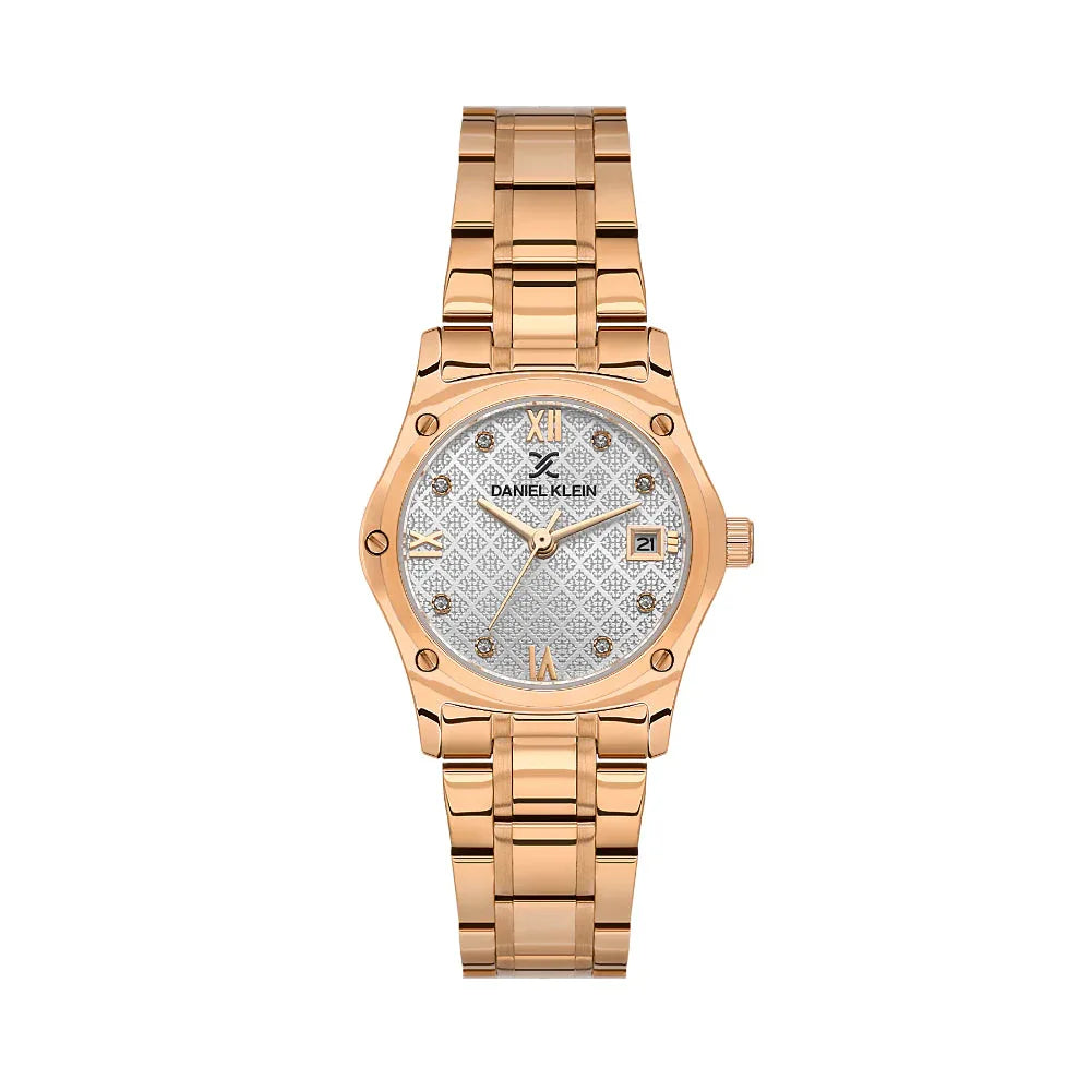 Daniel Klein Premium Rose Gold Stainless Steel Watch for Women DK.1.14271-5 - Daniel Klein Saudi Arabia