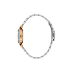 Daniel Klein Premium Silver and Rose Gold Stainless Steel Watch for Women DK.6.14131-6