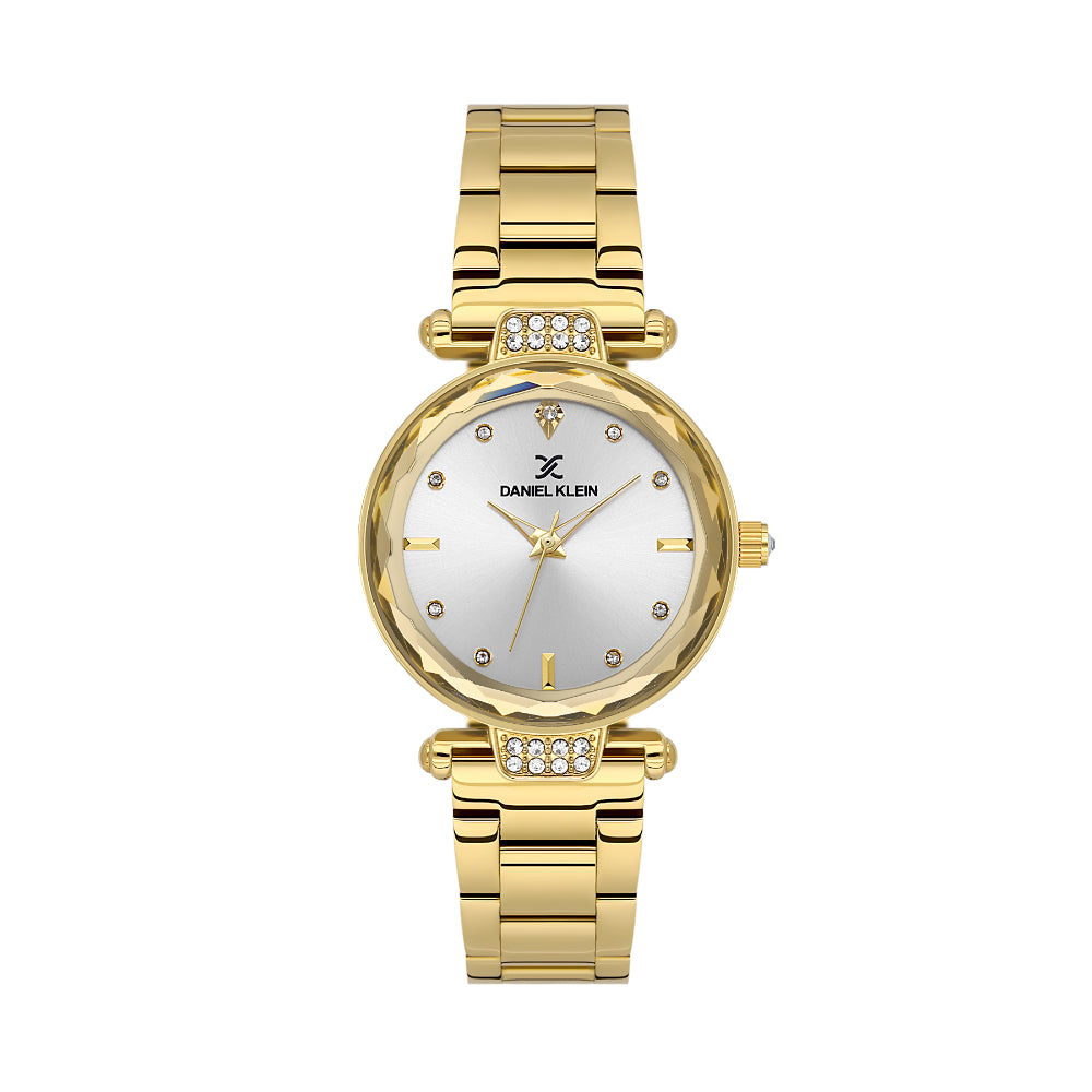 Daniel Klein Stainless Steel Gold Watch for Women DK.6.14132-2
