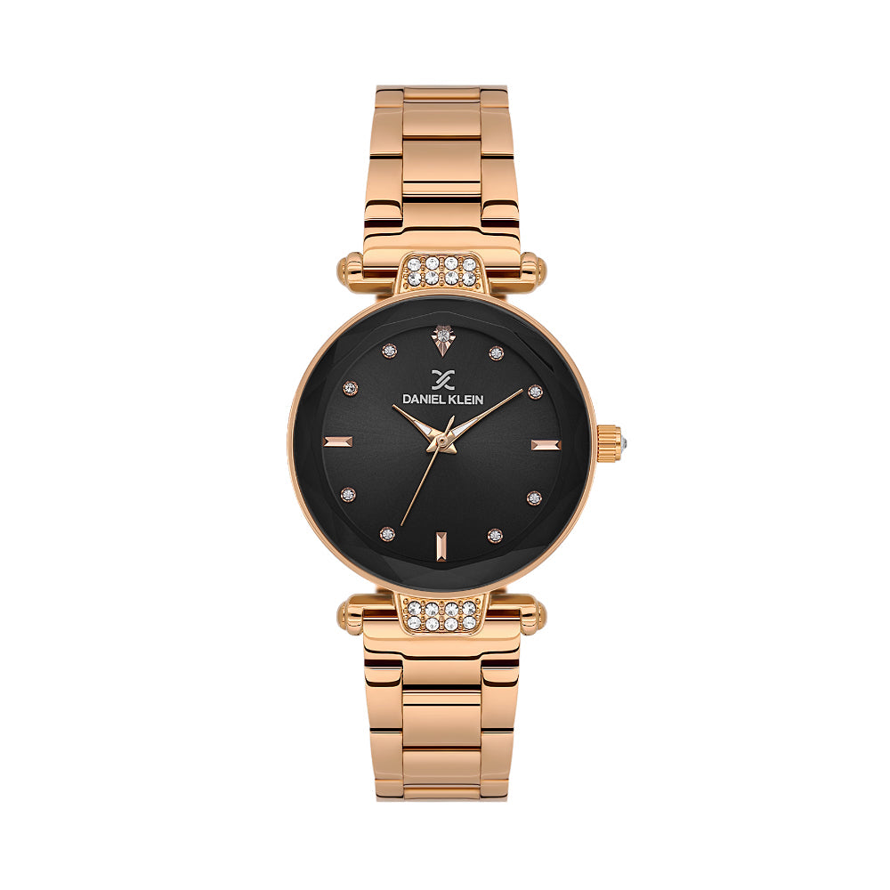 Daniel Klein Premium Rose Gold Stainless Steel Watch for Women DK.6.14132-5