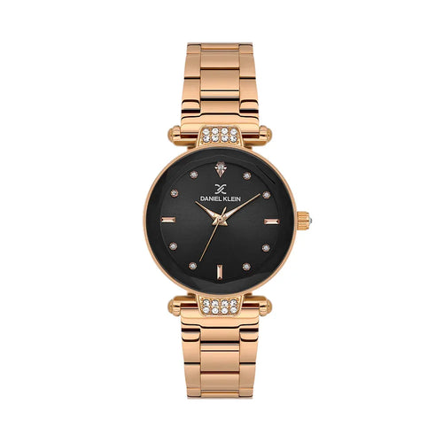 Daniel Klein Premium Rose Gold Stainless Steel Watch for Women DK.6.14132-5 - Daniel Klein Saudi Arabia