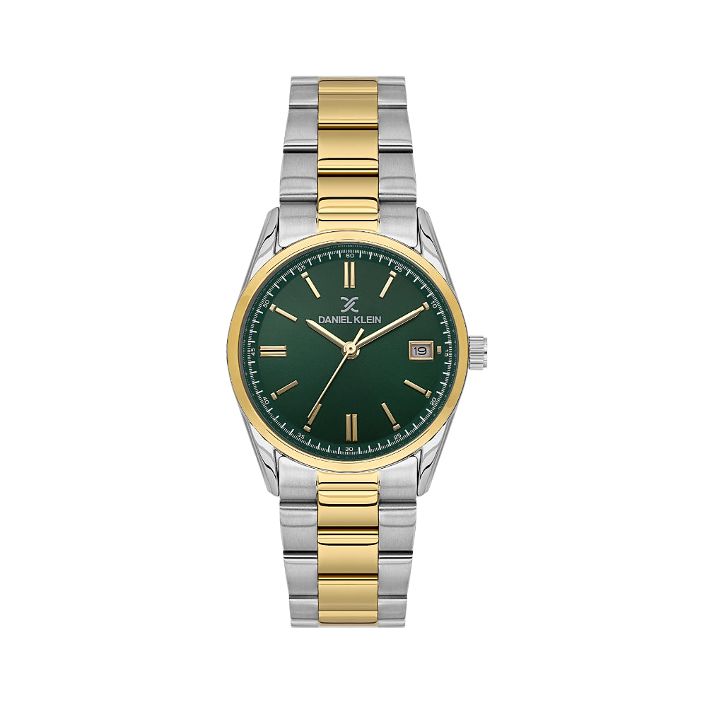 Daniel Klein Premium Silver and Gold Stainless Steel Watch for Women DK.6.14133-3