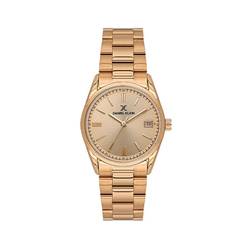 Daniel Klein Premium Rose Gold Stainless Steel Watch for Women DK.6.14133-5 - Daniel Klein Saudi Arabia