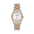 Daniel Klein Premium Silver and Rose Gold Stainless Steel Watch for Women DK.6.14133-6