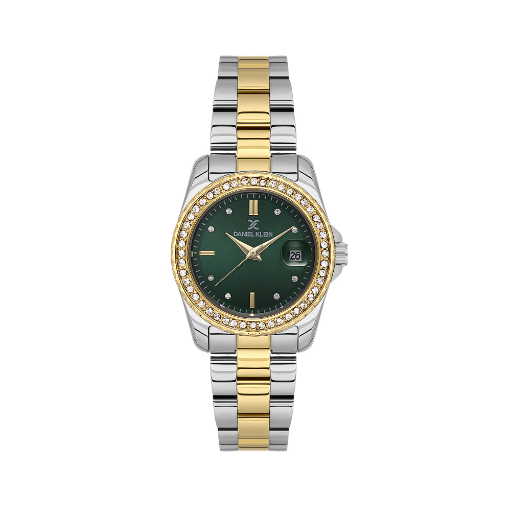 Daniel Klein Stainless Steel Silver and Gold Watch for Women DK.6.14134-4