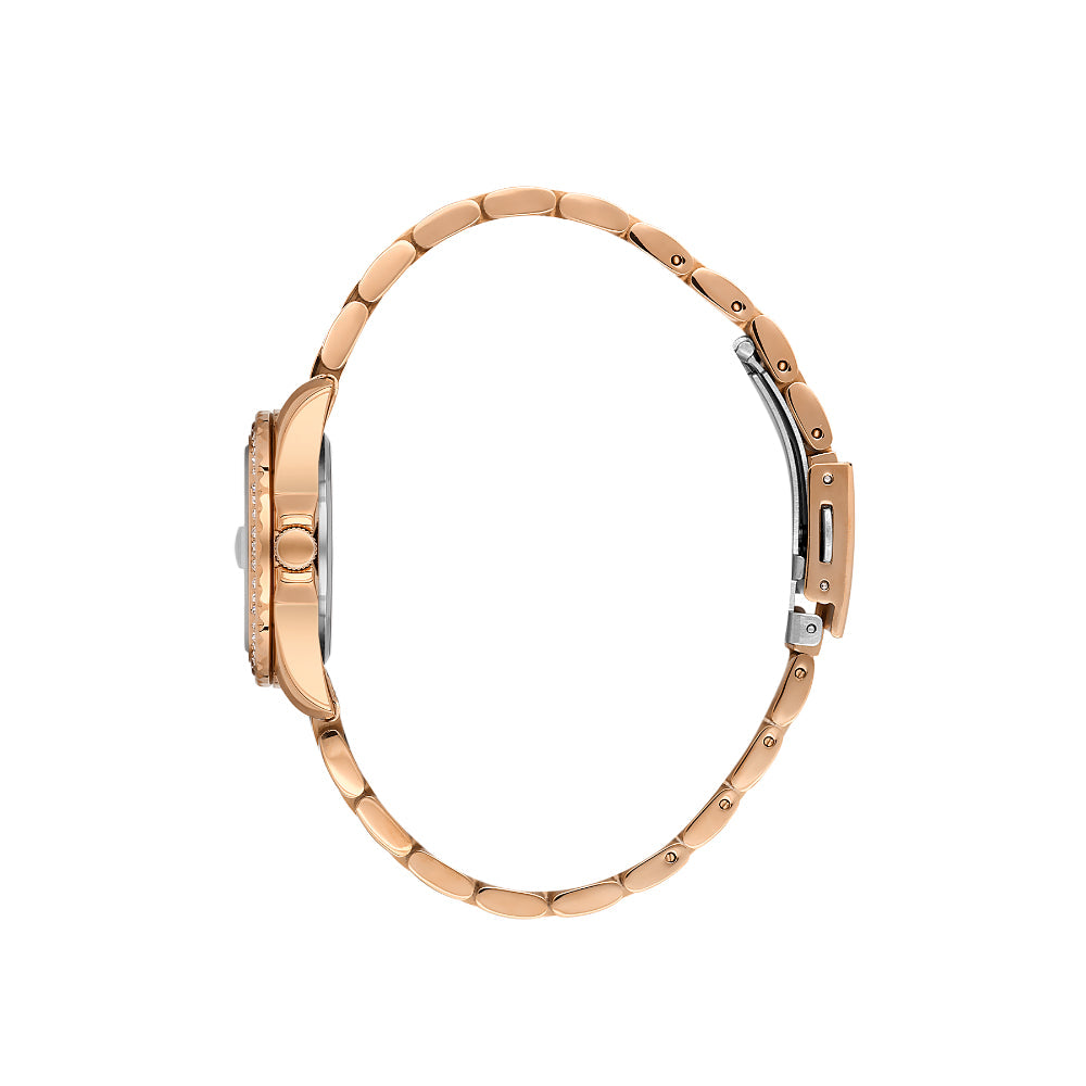 Daniel Klein Stainless Steel Rose Gold Watch for Women DK.6.14134-5