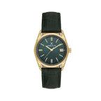 Daniel Klein Leather Dark Green Watch for Women DK.6.14135-3