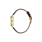 Daniel Klein Leather Dark Brown Watch for Women DK.6.14135-4