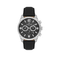 Daniel Klein Exclusive Black Leather Watch for Men DK.6.14231-2