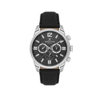 Daniel Klein Exclusive Black Leather Watch for Men DK.6.14231-2