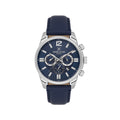Daniel Klein Exclusive Dark Blue Leather Watch for Men DK.6.14231-3