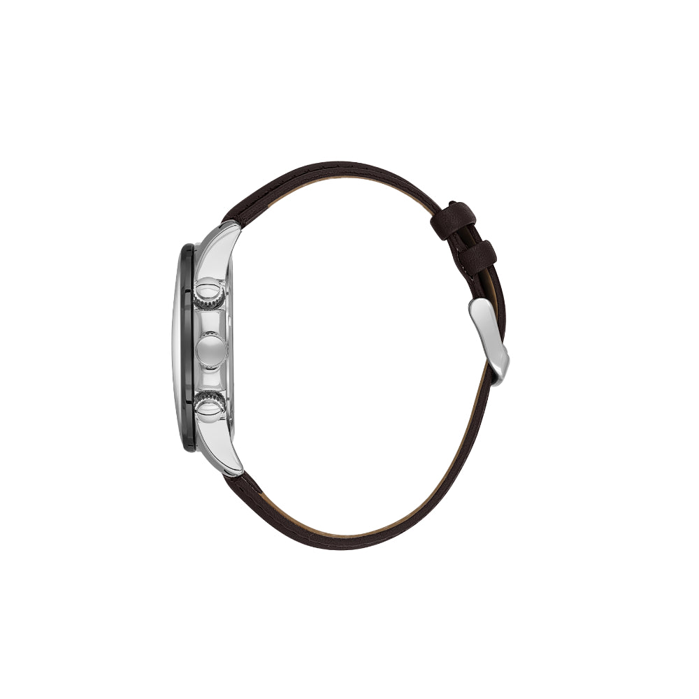 Daniel Klein Leather Dark Brown Watch for Men DK.6.14231-5