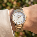 Freelook Lumiere Gold Stainless Steel Watch for Women FL.1.10407-2