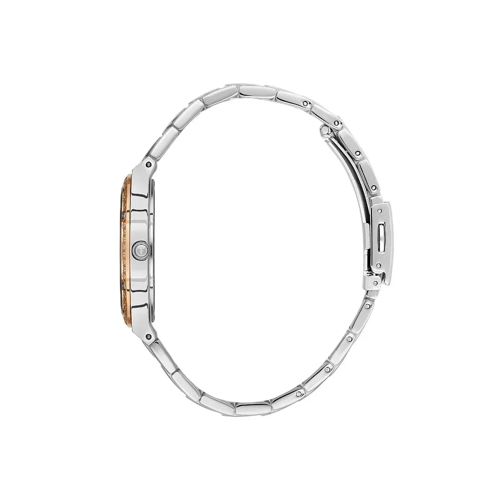 Freelook Lumiere Silver and Rose Gold Stainless Steel Watch for Women FL.1.10407-5 - Daniel Klein Saudi Arabia