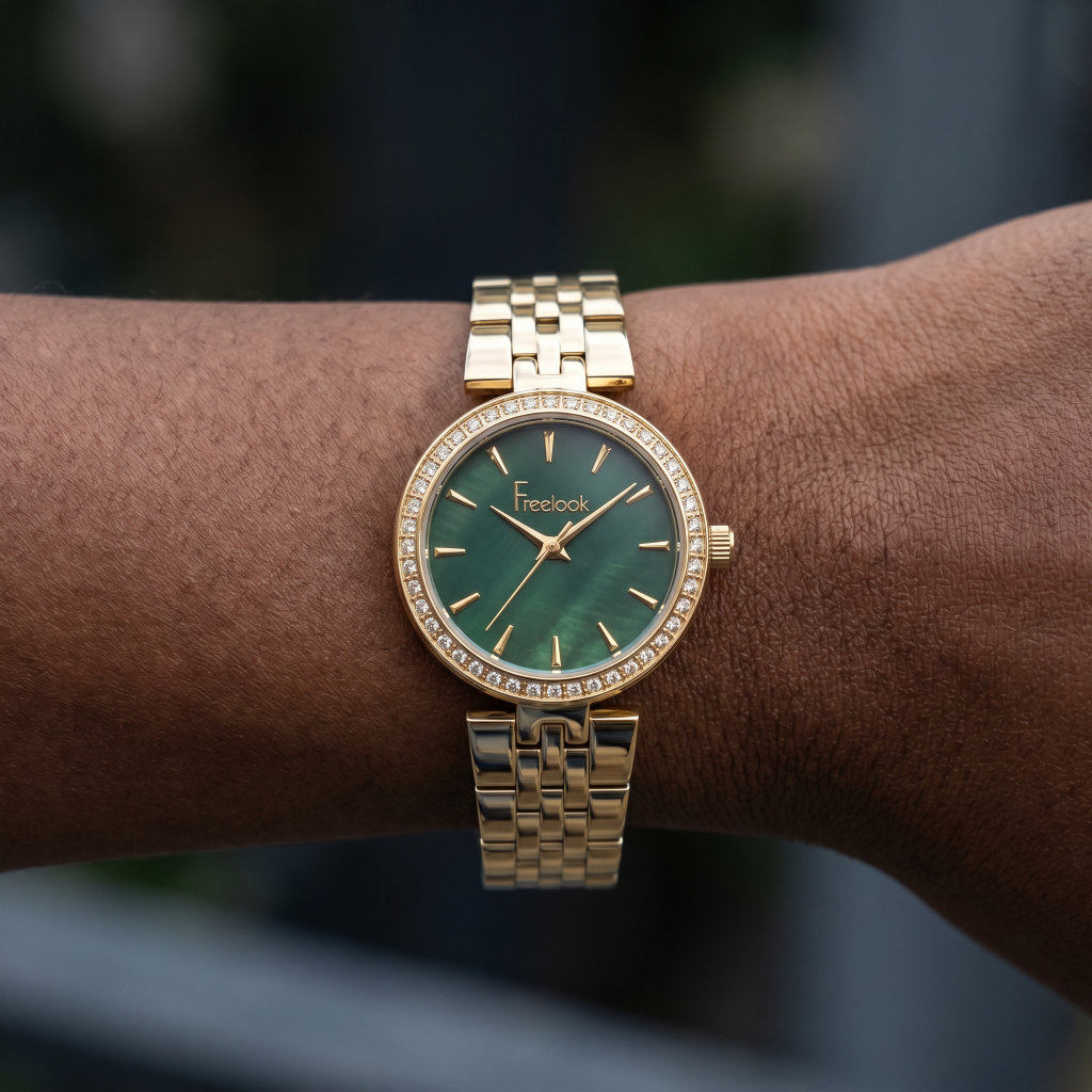 Freelook Lumiere Gold Stainless Steel Watch for Women FL.1.10426-2