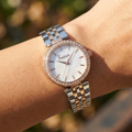 Freelook Lumiere Silver and Rose Gold Stainless Steel Watch for Women FL.1.10426-4