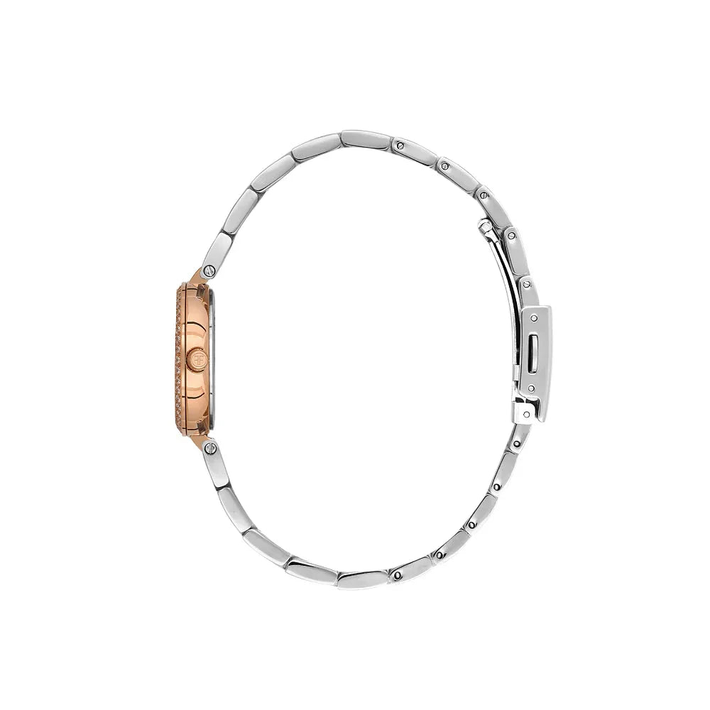 Freelook Lumiere Silver and Rose Gold Stainless Steel Watch for Women FL.1.10426-4 - Daniel Klein Saudi Arabia