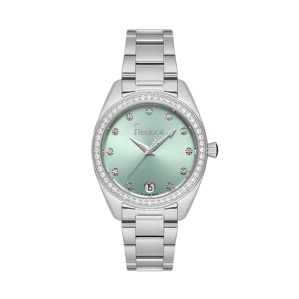 Freelook Silver Stainless Steel Watch for Women FL.1.10428-1