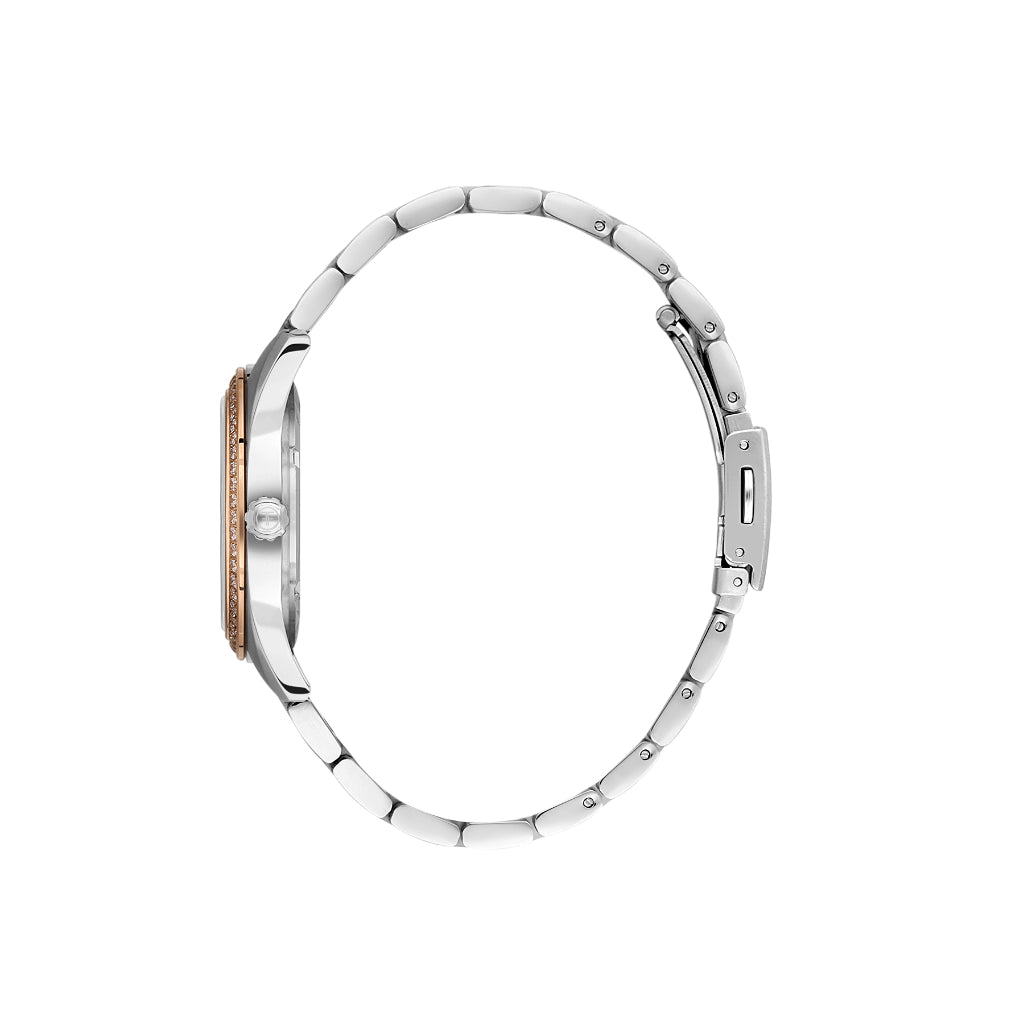 Freelook Silver and Rose Gold Stainless Steel Watch for Women FL.1.10428-4