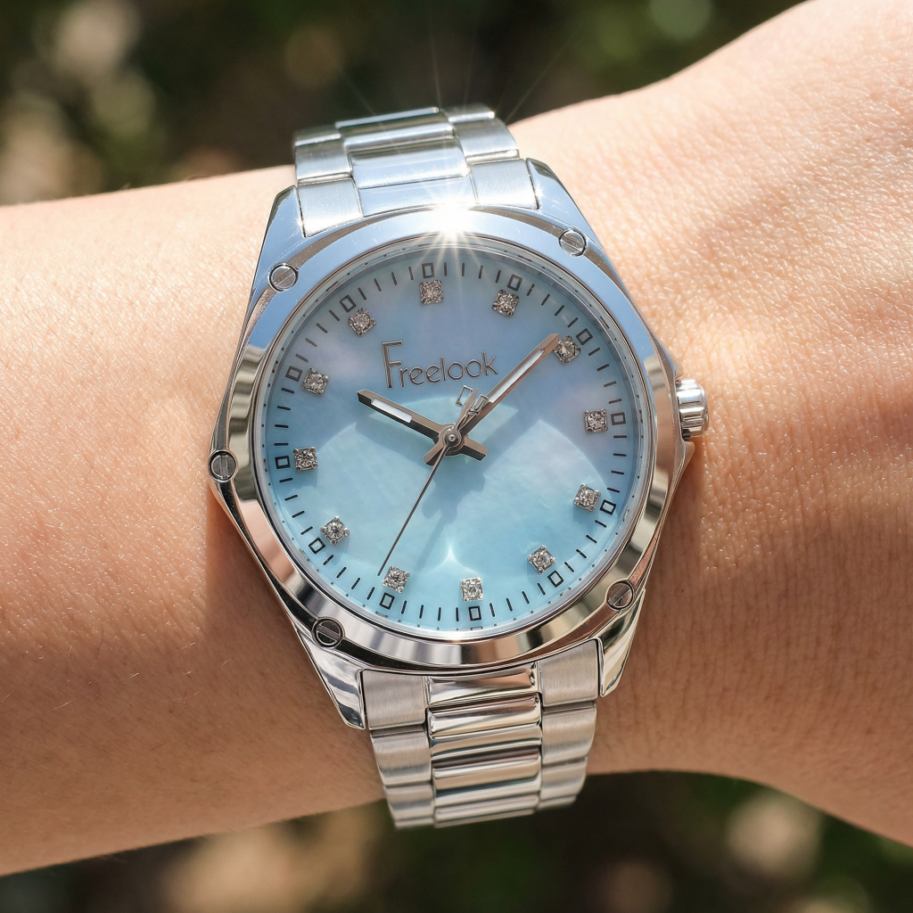 Freelook Jolie Silver Stainless Steel Watch for Women FL.1.10437-1
