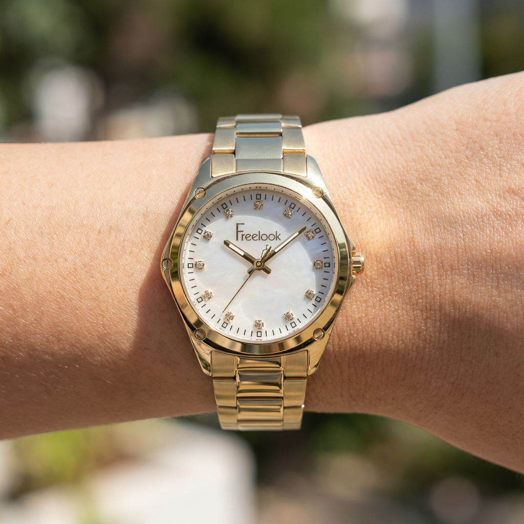Freelook Jolie Silver Stainless Steel Watch for Women FL.1.10437-2