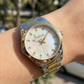 Freelook Jolie Silver and Gold Stainless Steel Watch for Women FL.1.10437-3