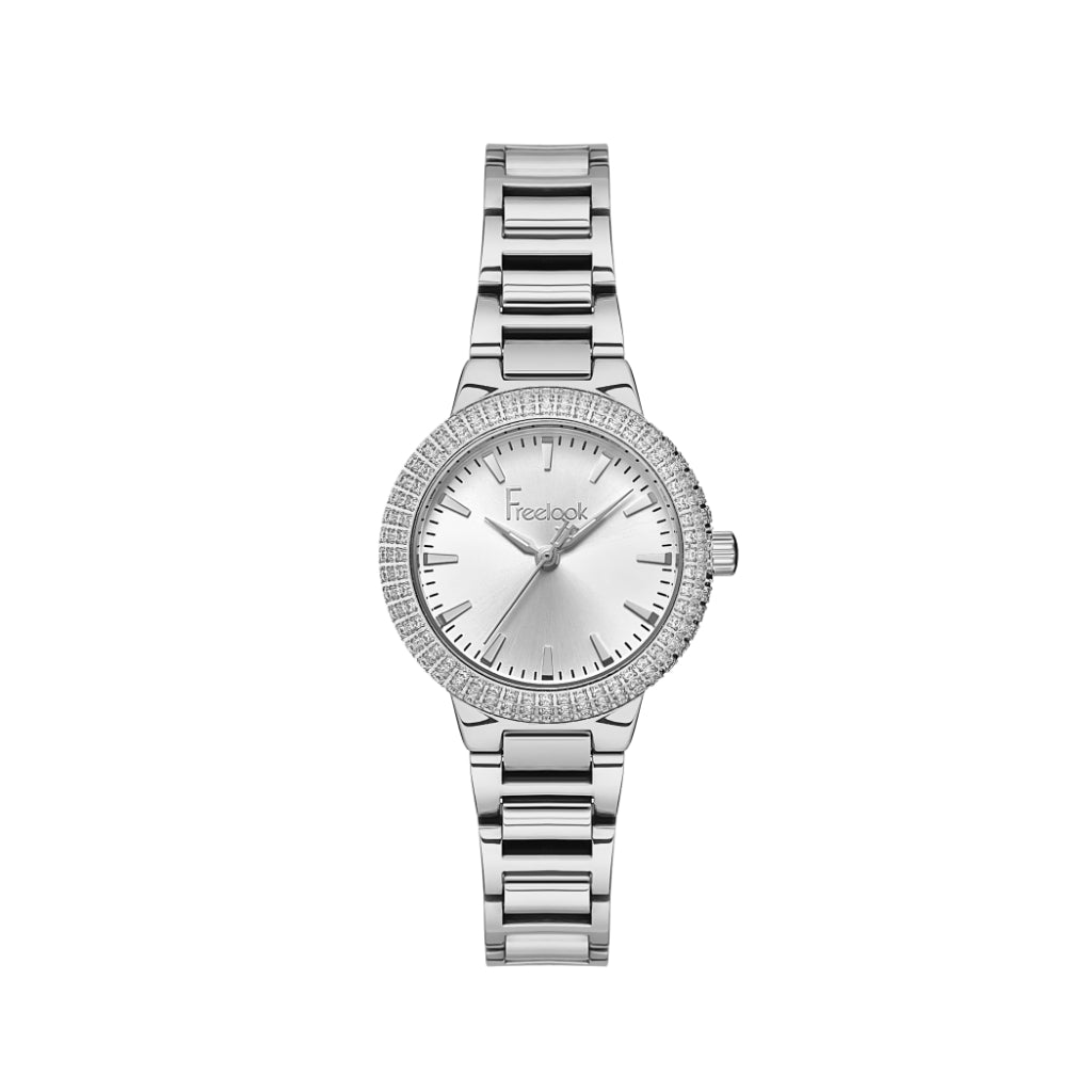 Freelook Silver Stainless Steel Watch for Women FL.1.10438-1