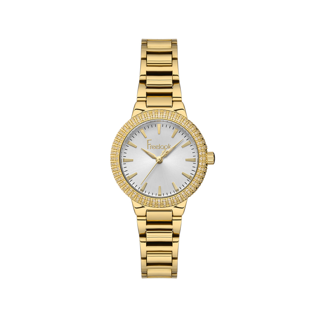 Freelook Gold Stainless Steel Watch for Women FL.1.10438-2