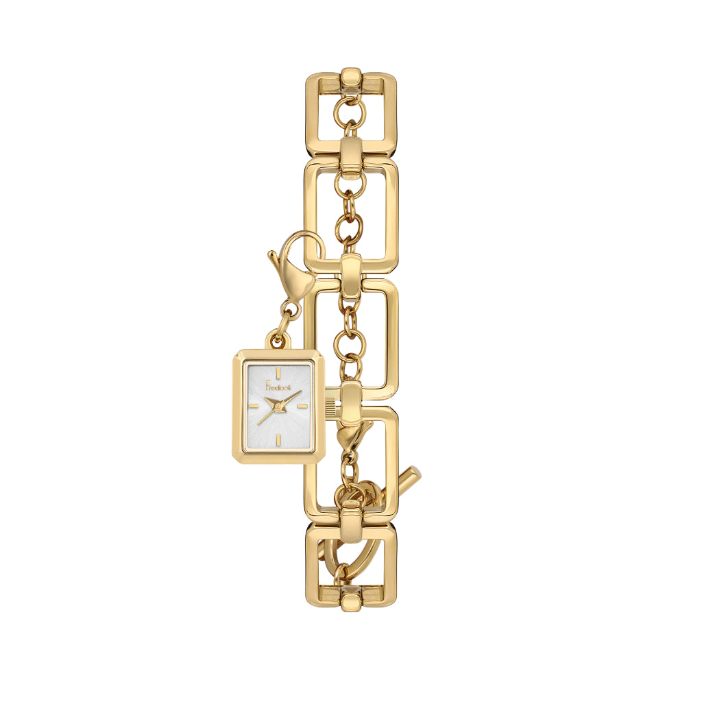 Freelook Gold Stainless Steel Watch for Women FL.1.10450-2
